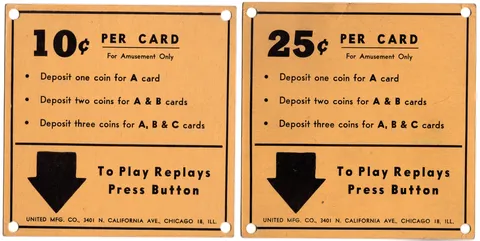 Price Cards