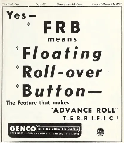 Cash Box Ad*