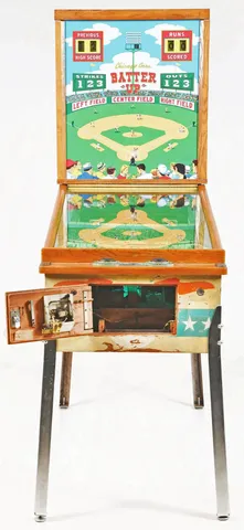 Cabinet - Front View - Coin Door Open