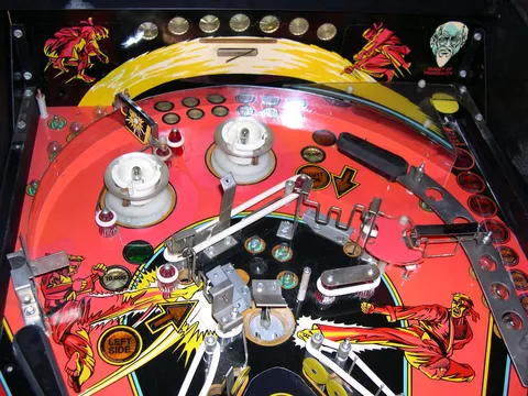 Upper Playfield - Plastics Removed