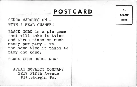 Promotional Postcard - Back
