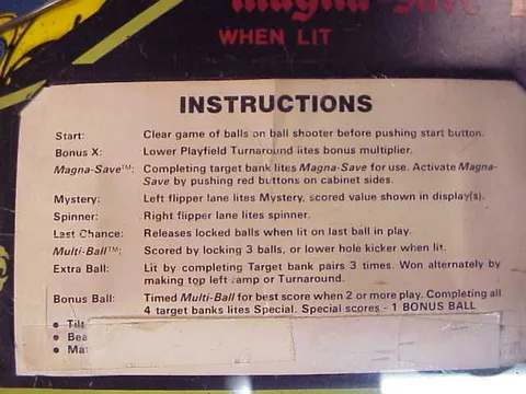 Instruction Card