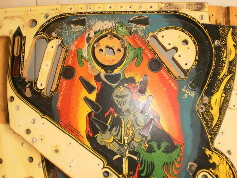 Stripped Upper Playfield with Switch Cutout*