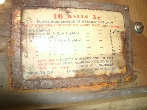 Instruction and Score Card