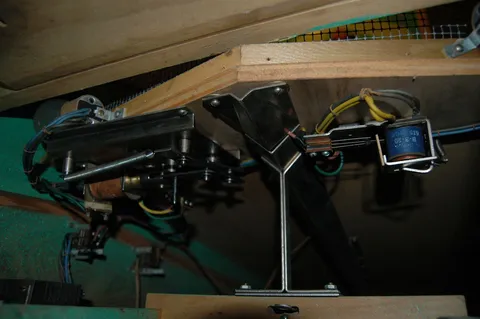 Under Playfield - Bat Assembly