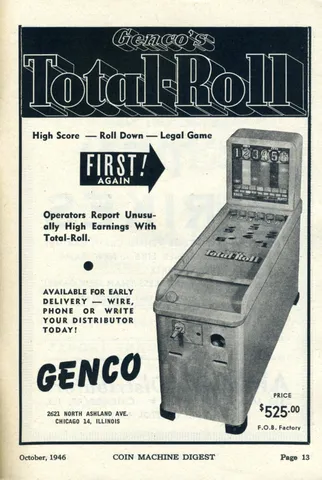 Coin Machine Digest Ad*