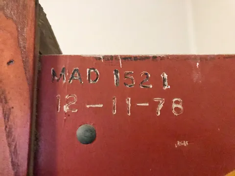Backbox 1978 Serial Number*