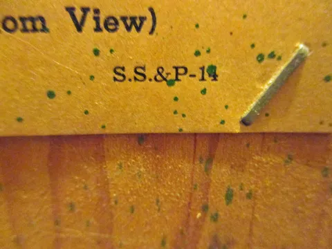 Inside Back Door - Switch Operation Card Number*