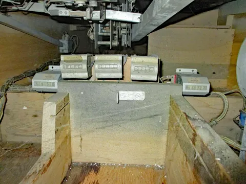 Inside Cabinet - Coin Meters*
