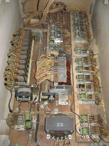 Early Production Inside Cabinet*
