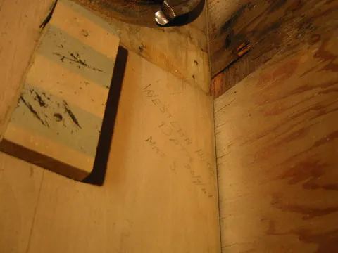 Inside Cabinet - Detail*