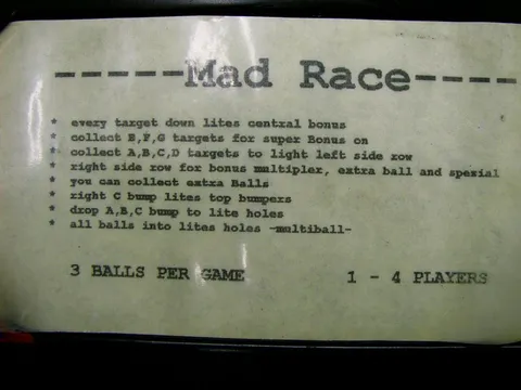Instruction Card