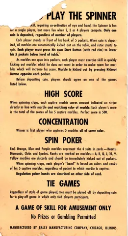 Instruction Sheet