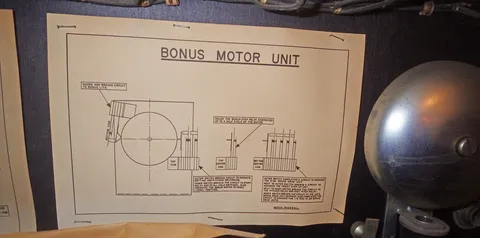 Inside Back Door - Bonus Motor Unit Chart*