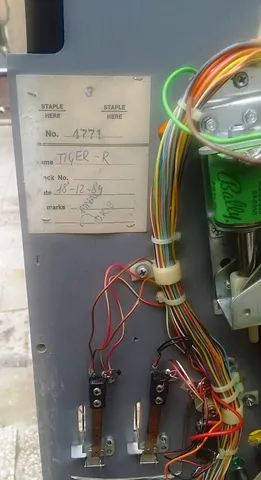 Under Playfield - Serial Number*