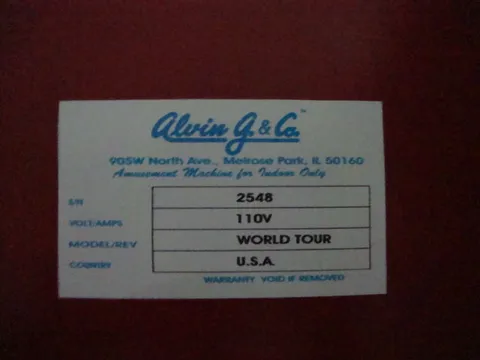 Backbox Serial Number*