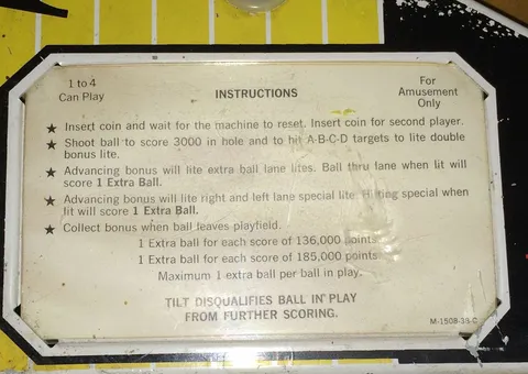Instruction Card