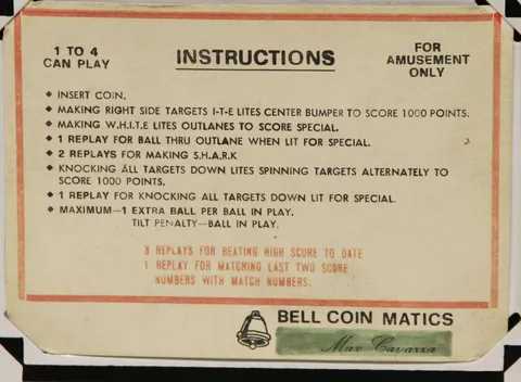 Instruction Card