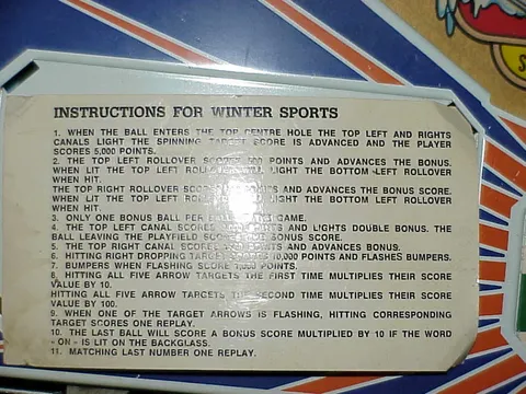 Instruction Card