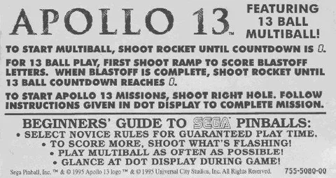 Instruction Card