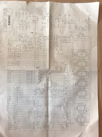 Schematics CPU Board 1B1310