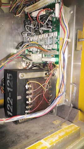 Inside Backbox - Transformer and Rectifier Board