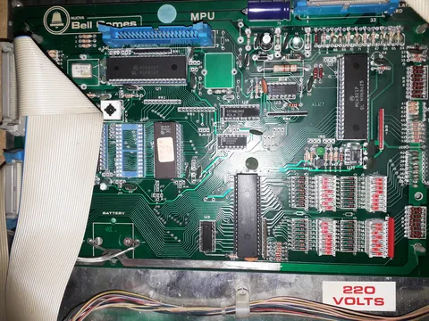 Inside Backbox - MPU Board*