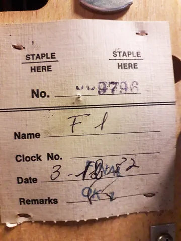 Under Playfield - Serial Number*