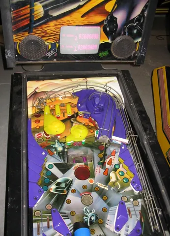 Upper Playfield & Video Screen