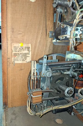 Inside Backbox - Replay Unit Instructions