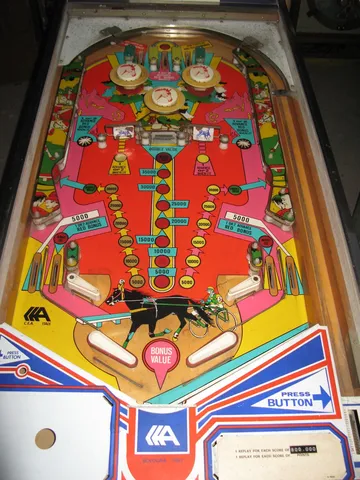 Playfield - 4-Flipper Version