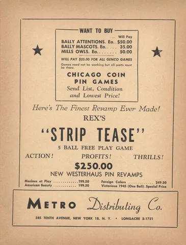 Coin Machine Digest Ad*