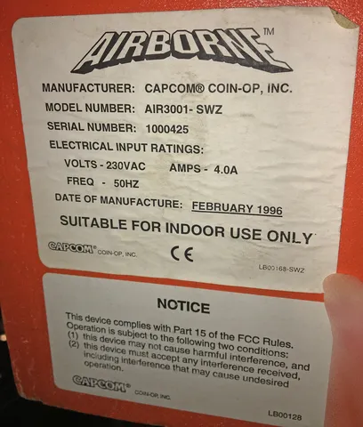 Model and Serial Numbers