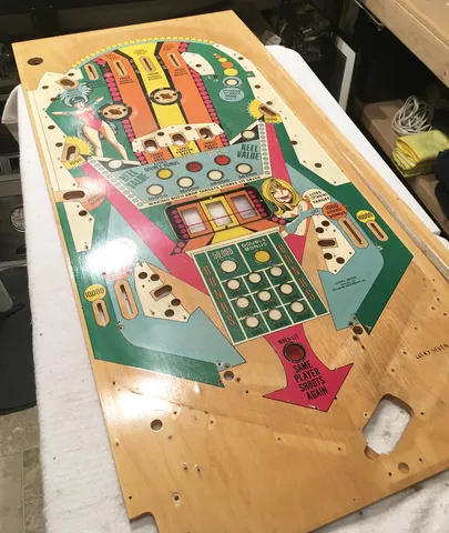 Stripped Playfield - Front