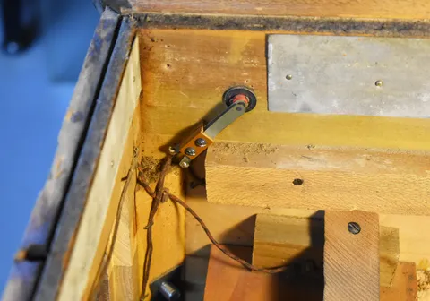 Inside Cabinet (with retrofit flipper)