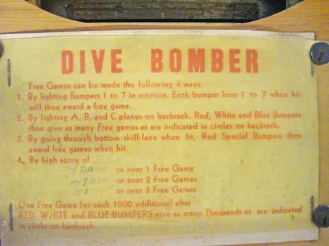Instruction And Score Card