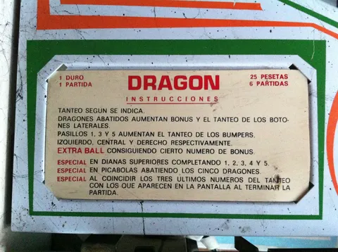 Spanish Instruction Card