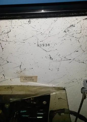 Inside Cabinet - Serial Number*