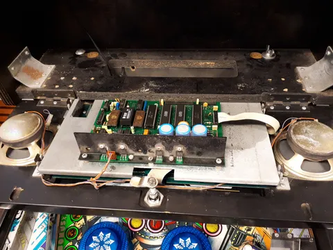 Behind Display Panel - CPU Board Present