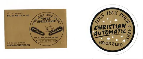 Manufacturer Stickers