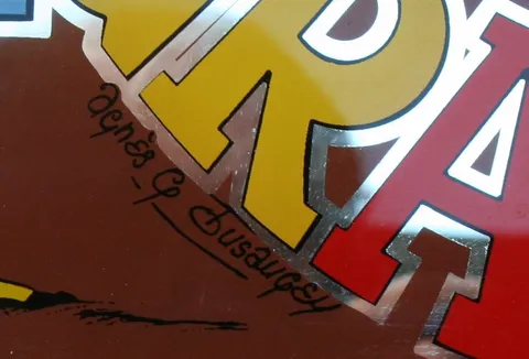 Artist Signature on Backglass