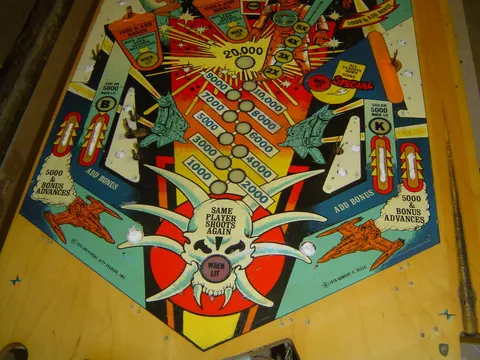 Stripped Playfield - Lower