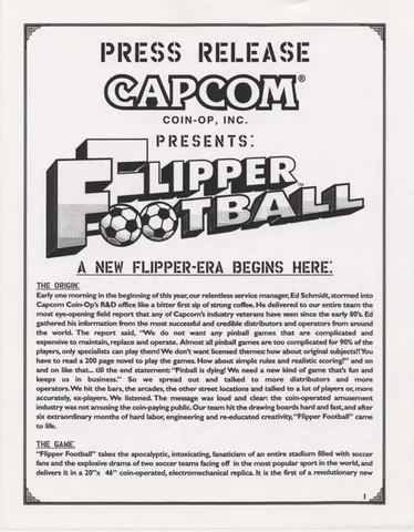 Press Release, Page 1
