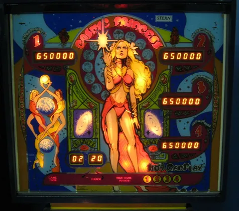 Illuminated Backglass - No Licensing Information*