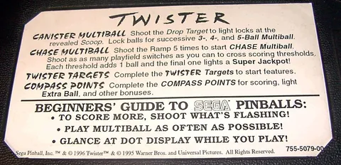 Instruction Card