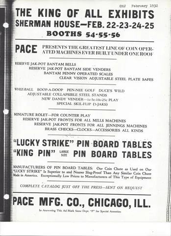 Coin Machine Journal Ad*
