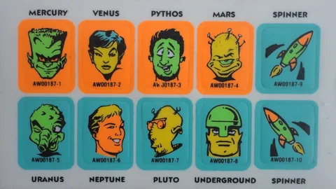 Original Drop Target Sticker Set