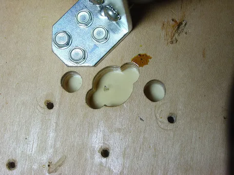 Prototype Playfield Underside*