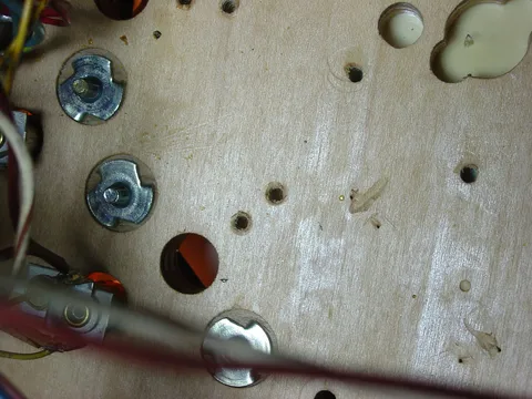 Prototype Playfield Underside*