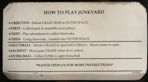 Instruction Card